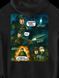 Men's Hoodie "3SAB vs UFO", Black, M-L