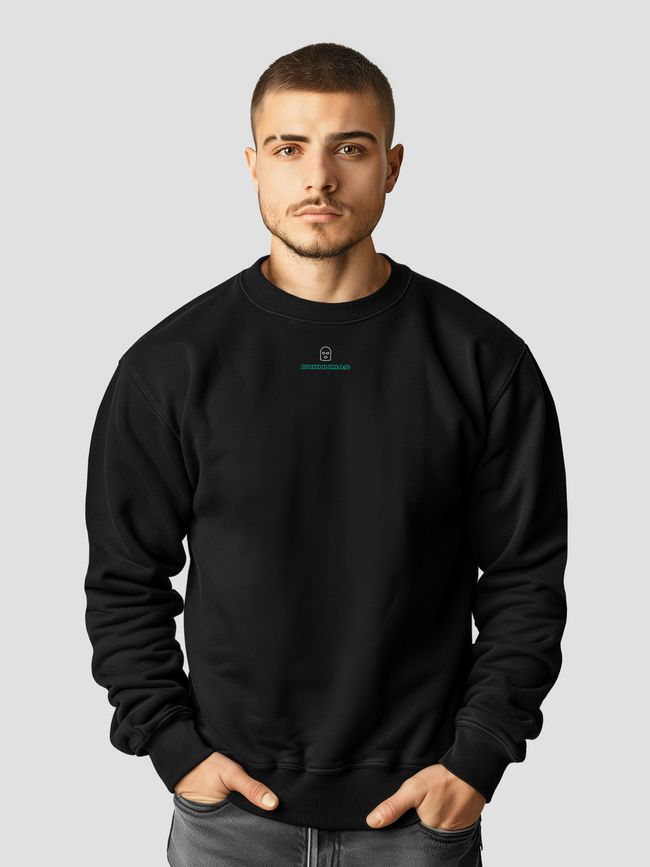 Men's Sweatshirt ”Escape from Reality”, Black, M