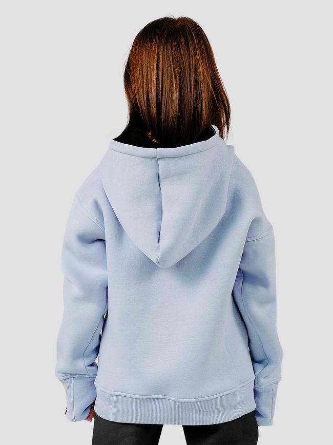 Kid's hoodie "Ukrainian Mars Colony", Light Blue, XS (110-116 cm)