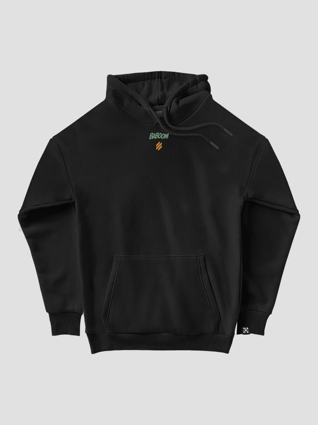 Men's Hoodie "3SAB vs UFO", Black, M-L