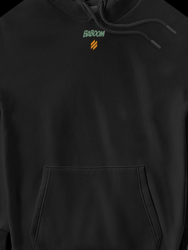 Men's Hoodie "3SAB vs UFO", Black, M-L
