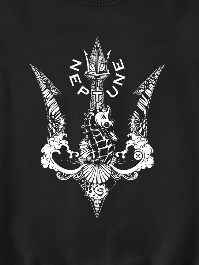 Men's Sweatshirt "Neptune", Black, M
