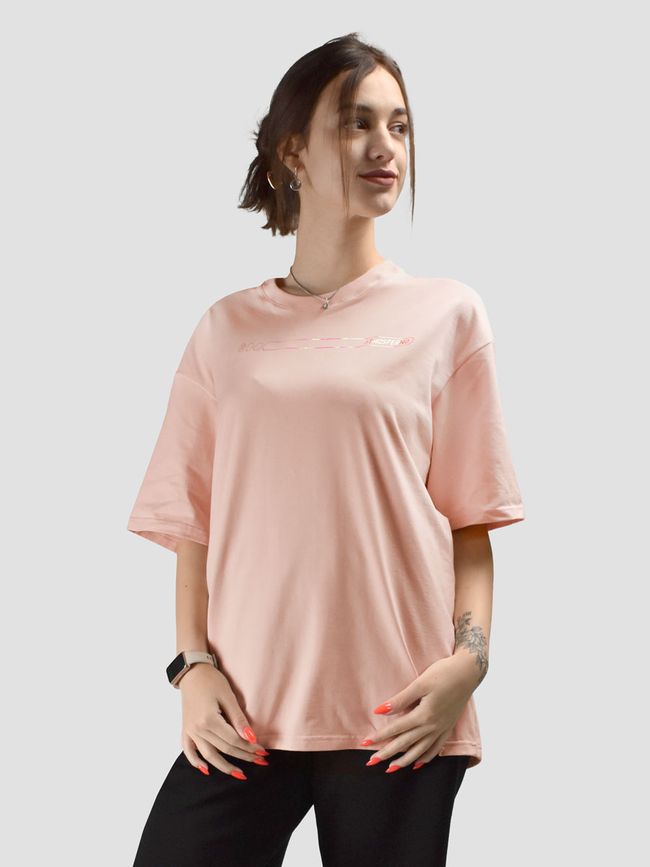 Women's T-shirt Oversize “Atmosferno”, Powder, XS-S