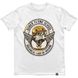 Men's T-shirt “Bober Flying School”, White, XS