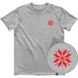 Men's T-shirt “Genetic Code Mini”, Gray melange, XS