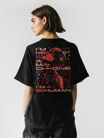 a_machine tシャツ Футболка жіноча оверсайз “Machine” - Dubhumans