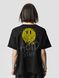 Women's T-shirt Oversize “Acid House Staff”, Black, XS-S