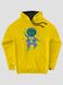 Kid's hoodie "Astronautic", Light Yellow, XS (110-116 cm)
