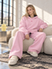 Women's Hoodie Oversize "Broken Love" Pink, Pink, XS-L