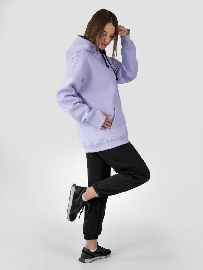 Women's suit hoodie light blue and pants, Light Blue, M-L, L (108 cm)
