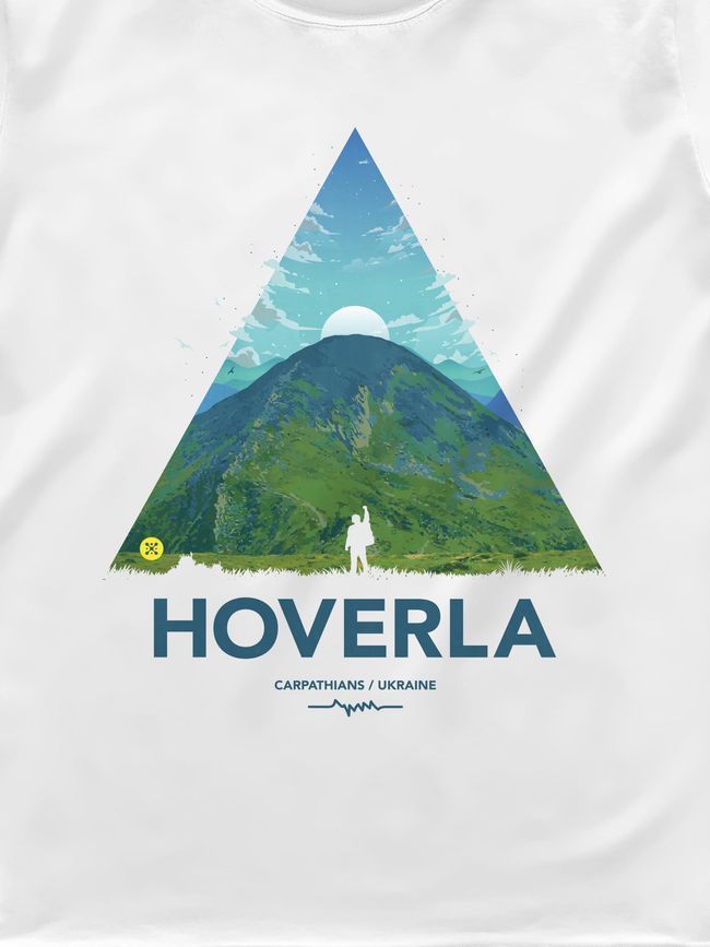 Women's T-shirt "Hoverla", White, XS