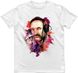 Men's T-shirt "Music Lover Cossack", White, XS
