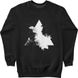 Women's Sweatshirt "Smoke Triangle", Black, XS