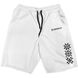 Men's Oversize Set - Shorts and T-shirt “Genetic Code”, White, 2XS
