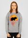 Women's Sweatshirt "Enjoy, be Capy (Capybara)", Gray, S