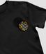 Men's T-shirt with a Changeable Patch “Good evening, we are from Ukraine”, Black, M