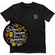 Men's T-shirt with a Changeable Patch “Good evening, we are from Ukraine”, Black, M