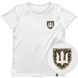 Women's T-shirt “Leopard Armed Forces of Ukraine”, White, XS