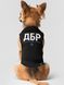 Dog's T-shirt "DBR", Black, XS