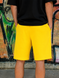 Men's Shorts oversize Yellow, Yellow, XL-2XL