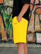 Men's Shorts oversize Yellow, Yellow, XL-2XL
