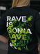 Women's T-shirt Oversize &ldquo;Rave&rdquo;, Black, S