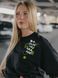 Women's T-shirt Oversize &ldquo;Rave&rdquo;, Black, S