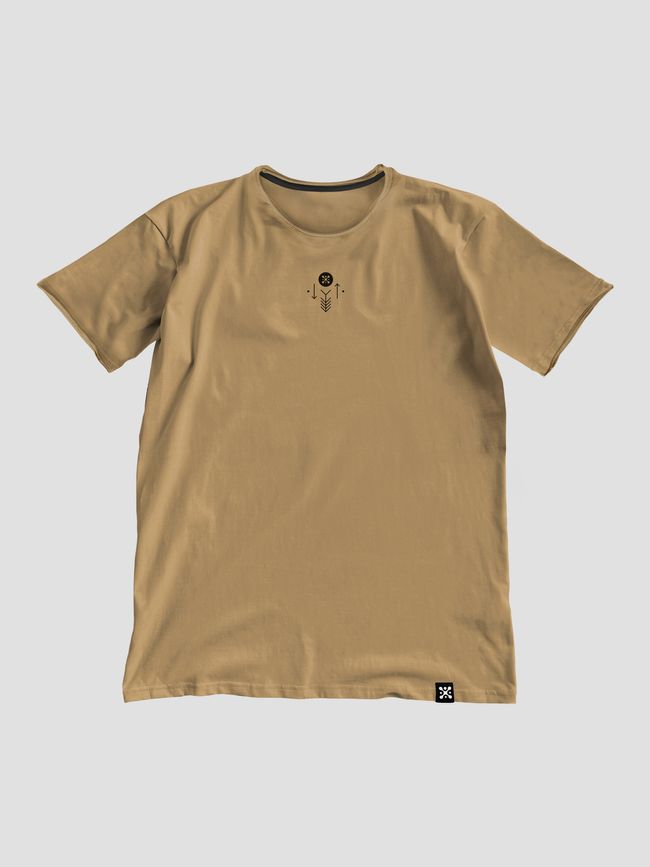 Men's T-shirt "Dragonfly", Cappuccino, L