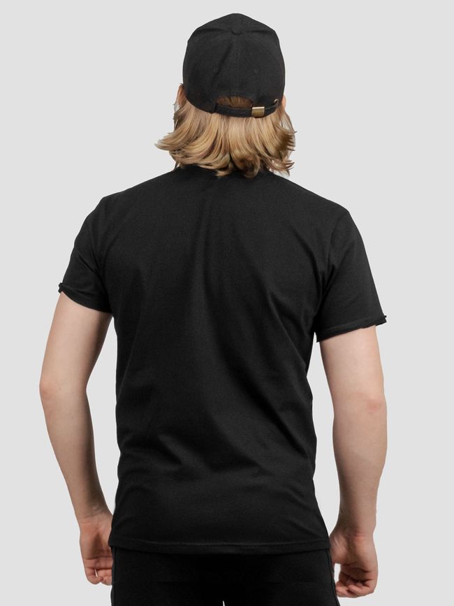 Set of 3 black basic t-shirts "Black", XS, Male