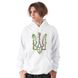 Men's Hoodie "Mushroom Trident", White, 2XS