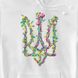 Men's Hoodie "Mushroom Trident", White, 2XS