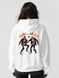 Women's Hoodie "Dance or Die", White, 2XS