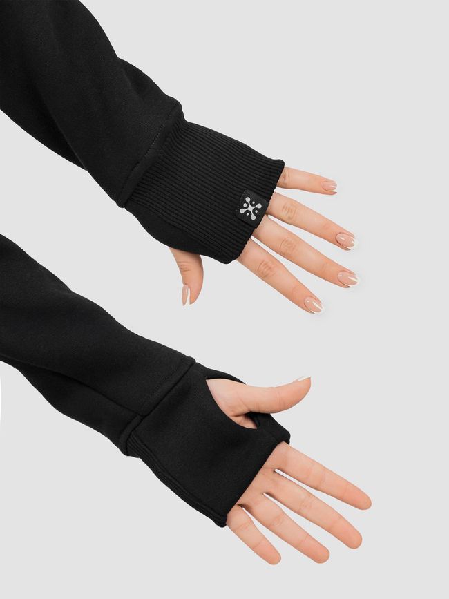 Women's Hoodie "3SAB vs AI Robots", Black, M-L