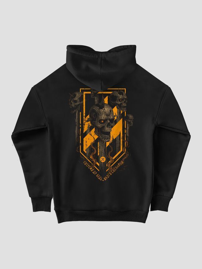Women's Hoodie "3SAB vs AI Robots", Black, M-L