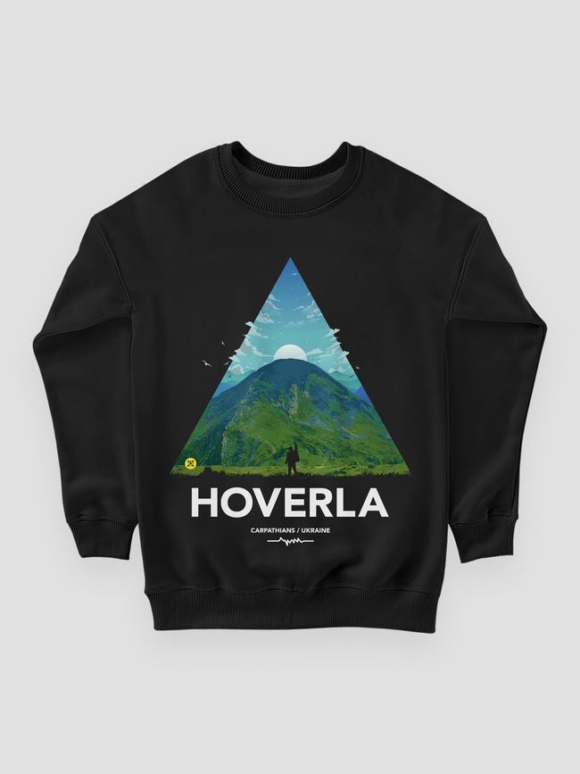Світшот жіночий "Hoverla", Чорний, M