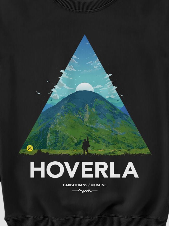 Світшот жіночий "Hoverla", Чорний, M