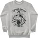 Men's Sweatshirt “The Guard of the North, Red Forest Doesn’t Forgive”, Gray, XS