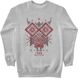Men's Sweatshirt “The Owl Owl”, Gray, XS
