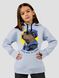 Kid's hoodie "Stay Chill, be Capy (Capybara)", Light Blue, 3XS (86-92 cm)