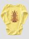 Детское боди “Винницкая башня”, Светло желтый, 56 (0-1 мес)