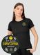Women's T-shirt with a Changeable Patch “Eat, Sleep, Bavovna, Repeat”, Black, M