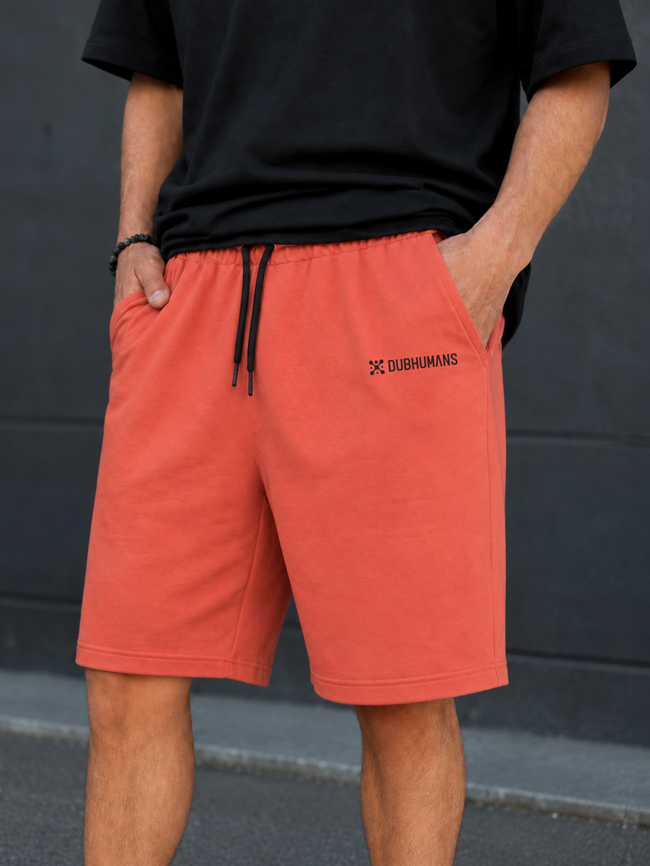 Men's Shorts oversize Coral, Coral, M-L