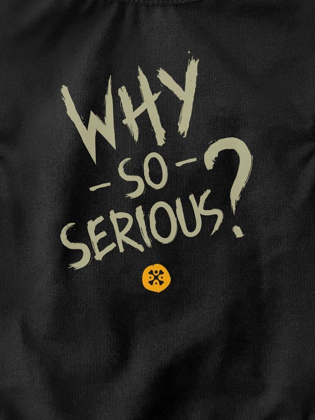 Майка для котів "Why So Serious", Чорний, XS