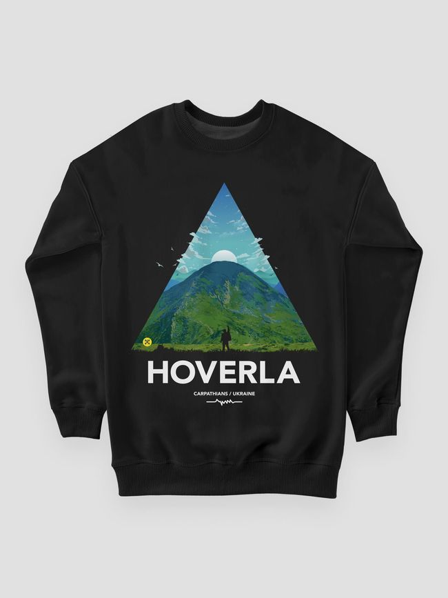 Світшот чоловічий "Hoverla", Чорний, M