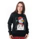 Women's Sweatshirt “Crazy Snowman”, Black, M