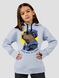 Kid's hoodie "Stay Chill, be Capy (Capybara)", Light Blue, XS (110-116 cm)