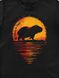 Kid's T-shirt "Enjoy, be Capy (Capybara)", Black, XS (110-116 cm)