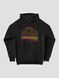 Women's Hoodie "Cat on Synthesizer", Black, M-L
