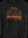 Women's Hoodie "Cat on Synthesizer", Black, M-L