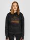 Women's Hoodie "Cat on Synthesizer", Black, M-L
